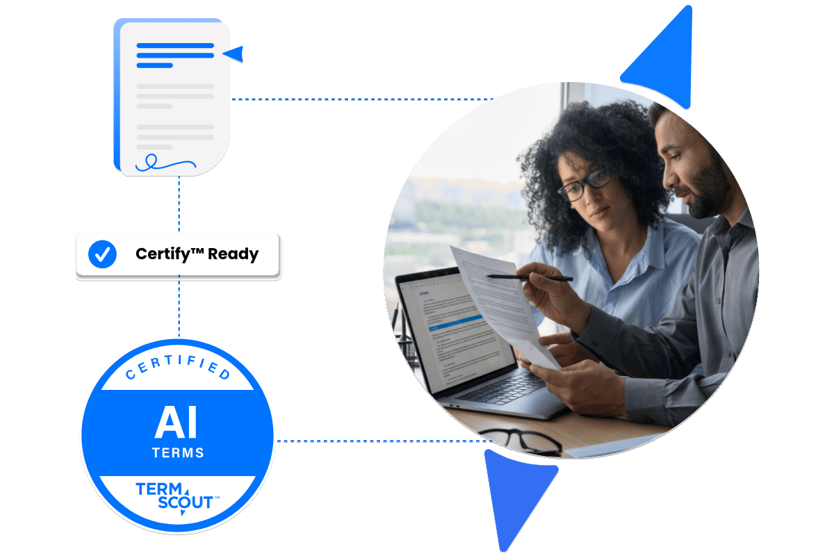 Hero Section AI Terms Certification