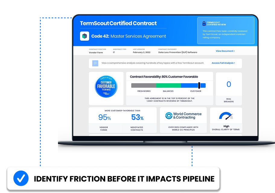 Identify friction before impacts pipeline
